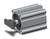 SMC CDQ2B100-100DZ-D-M9BL compact cylinder compact cylinder, cq2-z