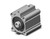 SMC CQ2B50TN-40DCZ-XC6 compact cylinder compact cylinder, cq2-z
