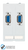 Murrelektronik 4000-68000-0260000 modlink msdd data  insert, 2xsub-d9 female/female