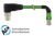 Murrelektronik 7000-44807-7940100 m12 male 90?? / rj45 90?? right shielded ethernet, pur 2x2xawg22 shielded gn ul/csa 1m