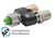 Murrelektronik 7000-47301-0000000 t coupler m12 female / m12 female+male shielded, y-cod. / d-cod. ethernet + a-cod.