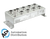 Murrelektronik 5660160 cube67 hygienic design i/o extension module, 16 multifunction channels, cube67 dio16 e 8xm12