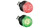 Sprecher + Schuh 802626313 Dual Steady IDL65 Panel Mount Signaling Beacon Strobe, Multi-color LED Red/Green, 240V AC, Black IP65