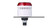 Sprecher + Schuh 814122313 M22 Panel Mount Signaling EDG 65mm Sounder and Beacon, Steady LED Red, 2 Tones, 85-103dB, 230-240V AC, Gray IP65