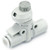 SMC AS2052FSG-08 AS-FSG Series Speed Controller With Indicator Stainless Steel Series In-line Type