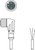 KD U-M123W-T2105-050 Connection cable