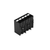 Wago 2086-1225/300-000 THR PCB terminal block, push-button 1.5 mm² Pin spacing 3.5 mm 5-pole, black