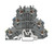 Wago 2202-3217 Triple-deck terminal block Ground cond./through/through block with push-button, gray