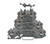 Wago 2202-3231 Triple-deck terminal block with push-button Through/through/through terminal block, gray