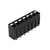 Wago SMD PCB terminal block, push-button 1.5 mm² Pin spacing 5 mm 7-pole, black Pack of 270