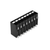 Wago SMD PCB terminal block, push-button 1.5 mm² Pin spacing 3.5 mm 8-pole, black Pack of 515