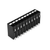 Wago SMD PCB terminal block, push-button 1.5 mm² Pin spacing 3.5 mm 10-pole, black Pack of 515