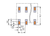 Wago SMD PCB terminal block, push-button 1.5 mm² Pin spacing 5 mm 5-pole, black Pack of 515