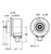 Turck Rei-E-113T12C-2B2500-H1181 Incremental Encoder, Efficiency Line