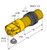 Turck Bce10-P30Sr-Vp6X2 Capacitive Sensor, With Potentiometer
