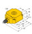 Turck Bi50-Q80-Y1X Inductive Sensor, With Switching Distance, Standard, KEMA 02 ATEX 1090X