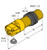 Turck Bi10-P30Sr-Fz3X2/S85 Inductive Sensor, With Increased Temperature Range, Standard
