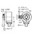 Turck Ri-12H12T-2K2500-H1181 Incremental Encoder, Industrial Line