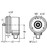 Turck Ri-10S6S-2B512-H1181 Incremental Encoder, Industrial Line
