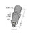 Turck Ru300U-M30M-2Up8X2-H1151 Ultrasonic Sensor, Diffuse Mode Sensor