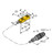 Turck Bi2-Q5.5-Ap6X-0.5-Rs4T/S1764 Inductive Sensor, With weldguard? coating and Viton/Fiberglass sleeving, Standard