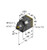 Turck Ni50U-Ck40-Ap6X2-H1141 W/Bs4 Inductive Sensor, uprox+