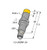 Turck Ni12U-Gt18-Adz30X2-B3331 Inductive sensor, uprox