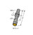 Turck Bi2-Egt08-Ap6X-H1341/S100 Inductive Sensor, With Increased Temperature Range, Standard