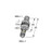 Turck Bi3U-Em08-An6X-V1131 Inductive Sensor, uprox