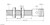 Turck Bi2-Eg08-Vn6X-H1341 Inductive Sensor, With Increased Switching Distance, Standard