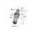 Turck Bi3-M08-An6X-H1341 Inductive Sensor, With Increased Switching Distance, Standard