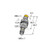 Turck Ni5-M08-Ap6X-V1131 Inductive Sensor, With Increased Switching Distance, Standard