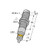 Turck Ni7-Em18Wd-Ap6X/S929 Inductive Sensor, For Harsh Environments and Temperatures up to -60 øC, Standard