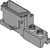 Turck Bl67-B-2M12 BL67 base module, Connector, Male 2  M12, 5-pin