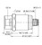 Turck Pt1Vr-1001-I2-H1143 Pressure Transmitter, With Current Output (2-Wire)
