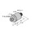 Turck Pt150Psig-1005-I2-H1143 Pressure Transmitter, With Current Output (2-Wire)