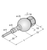 Turck Thw-3-Uni25-A4-L035 Sensor Accessories 9910502