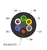 Turck Blk,Pvc,6X18,Itc,Msha Bulk Cable RF51641