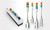 Patlite VSST-LR6-402LJBW-RYGB 5-switch, 3-position control box with LR6-402LJBW on 300mm pole, with power supply