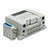 SMC VV5QC41-04N7TSKAN VQC4000 Series 5 Port Solenoid Valve Base Mounted Plug-in Unit S Kit (Serial Transmission Kit)