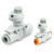 SMC 10-AS2002FSM-03 10-FSM/FSC Series Clean Series Speed Controller With Indicator In-line Type