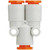 SMC 10-KQ2U01-00A 10-KQ2U Series Clean Series Inch Size One-touch Fittings Connection Thread