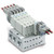 SMC JJ5SY1-40-14U-M5N JSY1000/3000/5000 Series Compact 5-Port Solenoid Valve Bottom Ported Non Plug-in Metal Base Type 40 Side Ported Type 41 Manifold