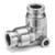 SMC KQG2L10-00-F KQG2-F Series FDA Compliant Fittings Stainless Steel 316 One-touch Fittings Applicable Tubing