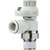 SMC AS3301FSG1-N02-11S AS-FSG Series Speed Controller With Indicator Stainless Steel Type Elbow Type/Universal Type Body Size 2/3/4
