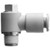 SMC 10-KGV04-M5 10-KGV Series Clean Series Stainless Steel One-touch Fittings Universal Male Elbow