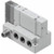 SMC SY7A00-5U1-WO-03F SY3000·5000 Series 5 Port Solenoid Valve Sub-Plate Type Plug-In IP67 Compliant