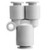 SMC KGU06-08 KGU Series Stainless Steel One-touch Fittings Different Diameter Union "Y"