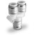 SMC KPU08-00 KP Series Clean One-touch Fittings For Blowing KPU Union "Y"