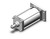 SMC CDS2G140-250 Cylinder, Tie Rod, Cs2